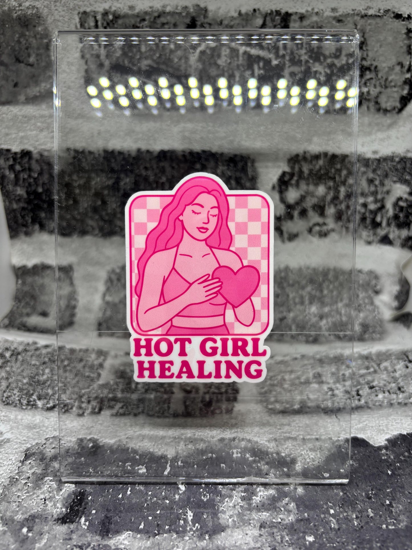Hot Girl Healing Sticker