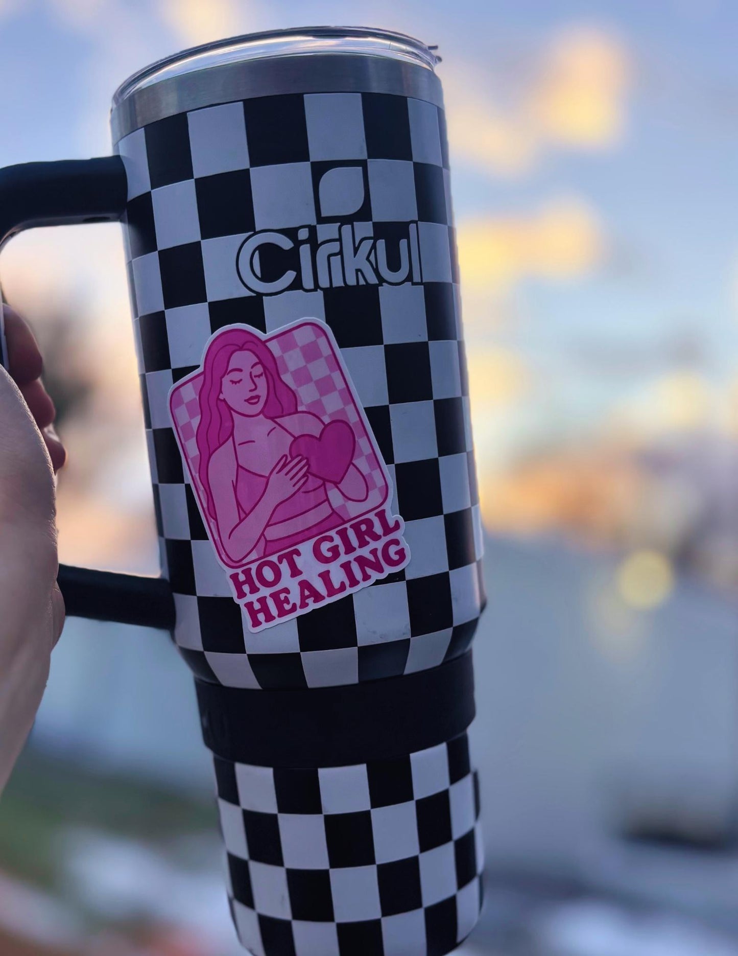 Hot Girl Healing Sticker