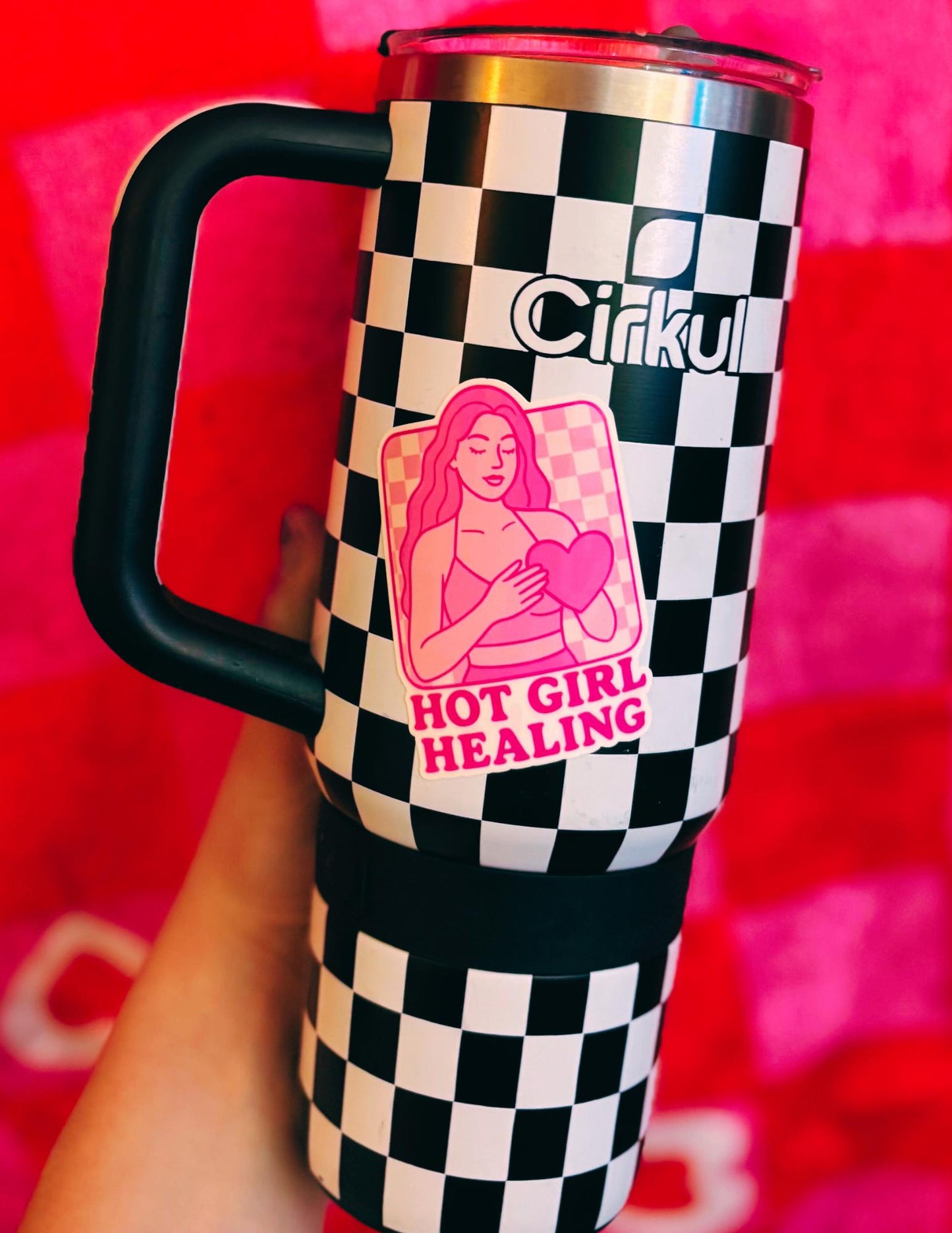 Hot Girl Healing Sticker
